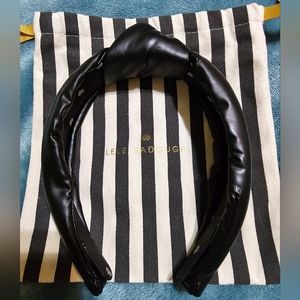 Lele Sadoughi Faux Leather Headband
